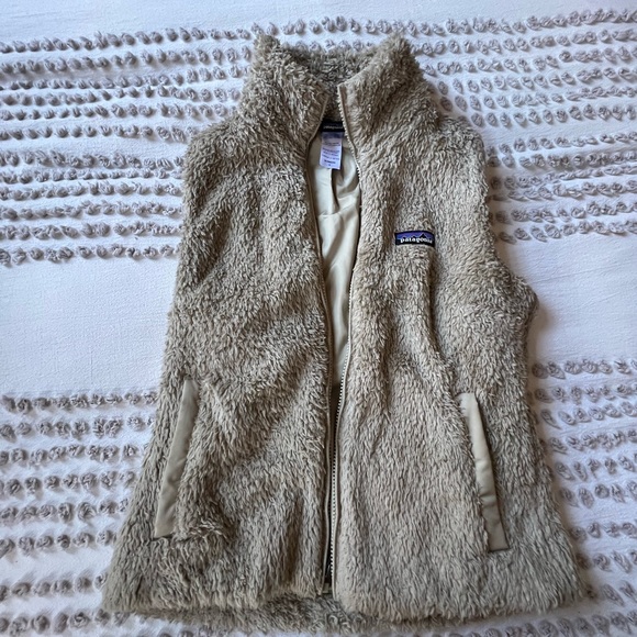 Patagonia Los Gatos Fleece Vest Tan - Picture 2 of 4